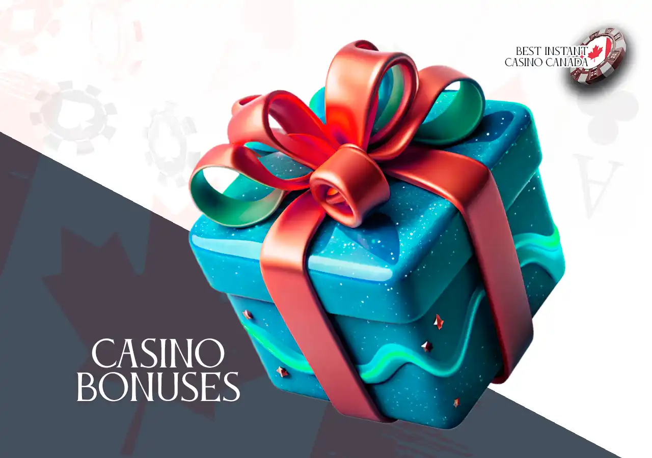 Gift box and crypto coins